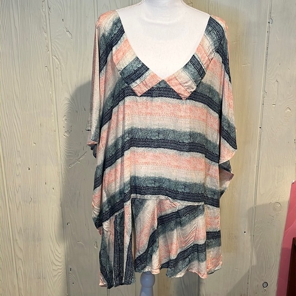 NWT VIX Paul Ahermanny Moonlight Maud Caftan Dress Swim Coverup, Size PS - Picture 1 of 10